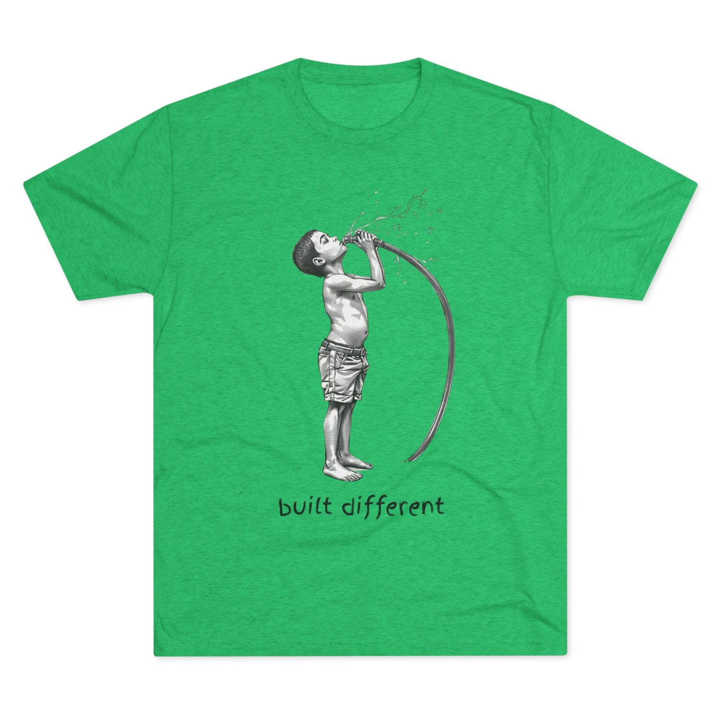 Children of the 80's and 90's: Built Different Unisex Tri-Blend Tee