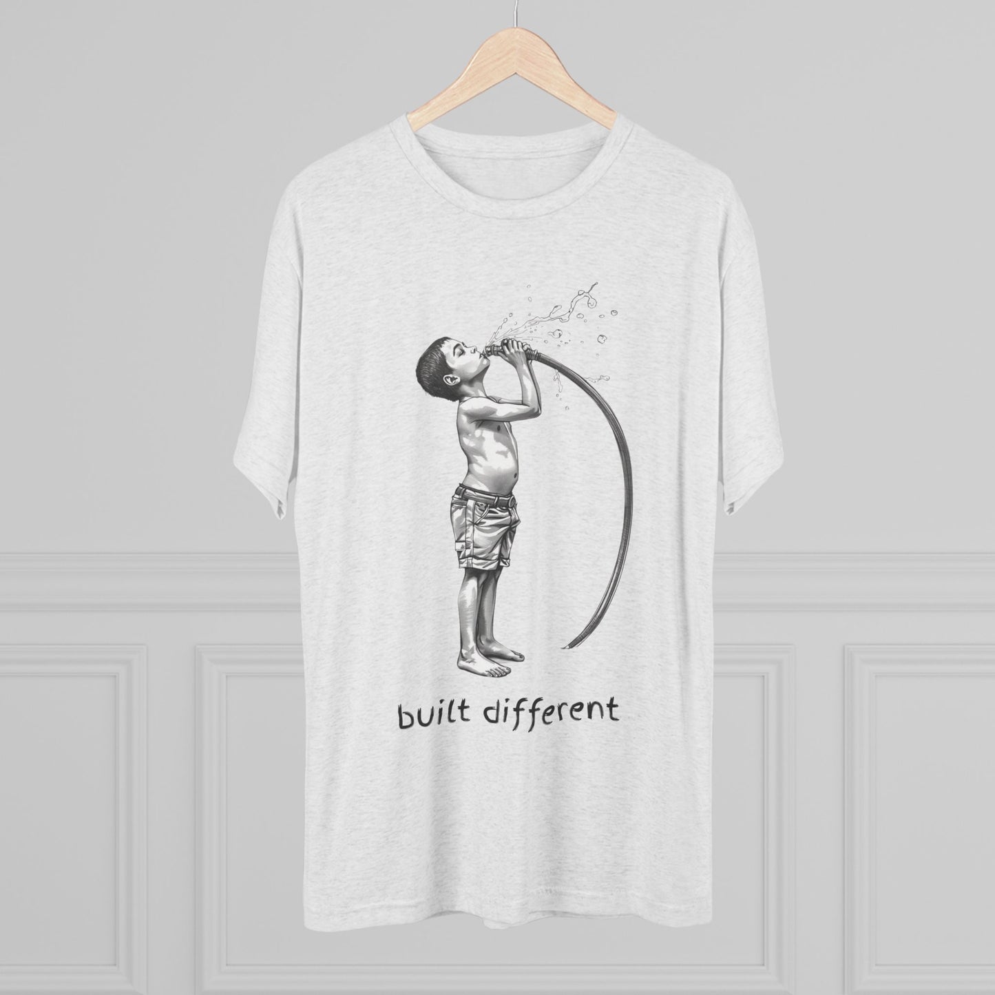 Children of the 80's and 90's: Built Different Unisex Tri-Blend Tee