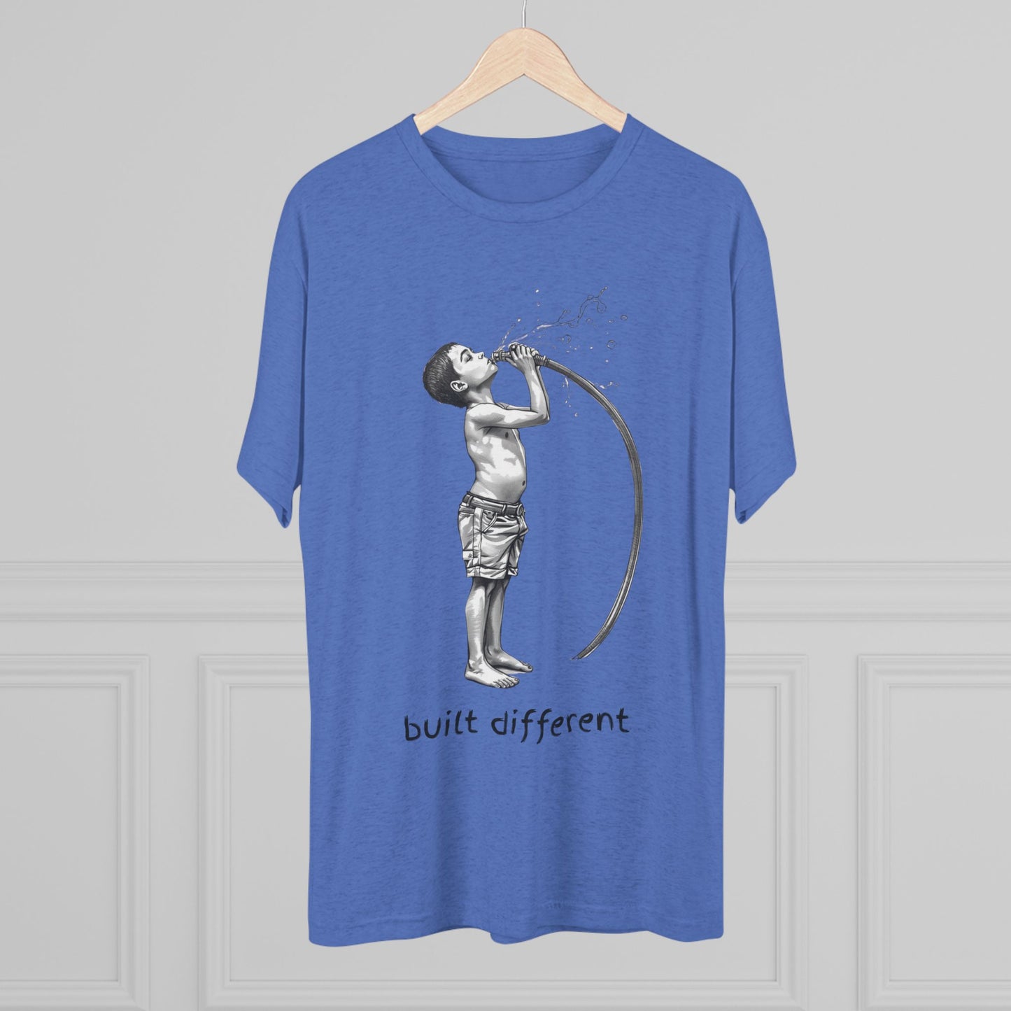 Children of the 80's and 90's: Built Different Unisex Tri-Blend Tee