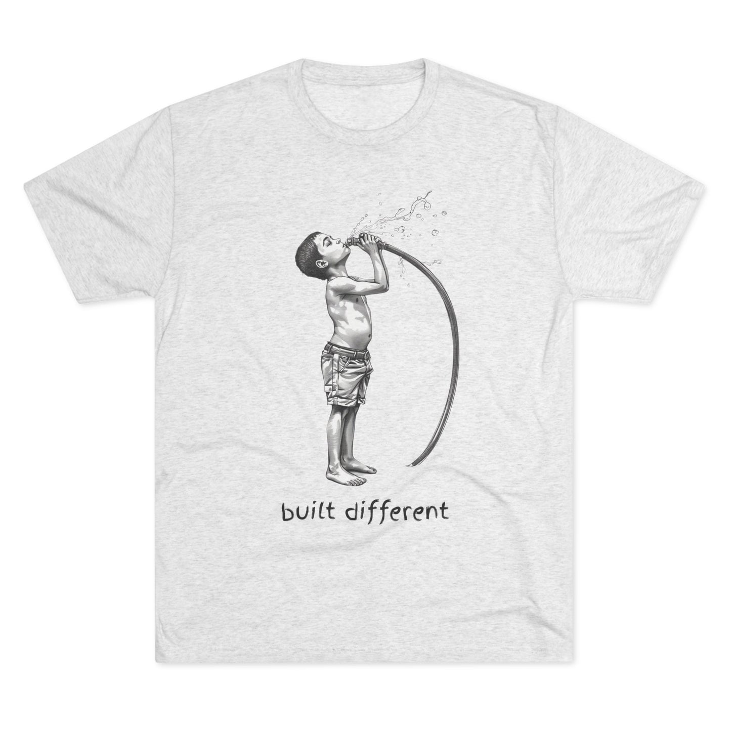 Children of the 80's and 90's: Built Different Unisex Tri-Blend Tee