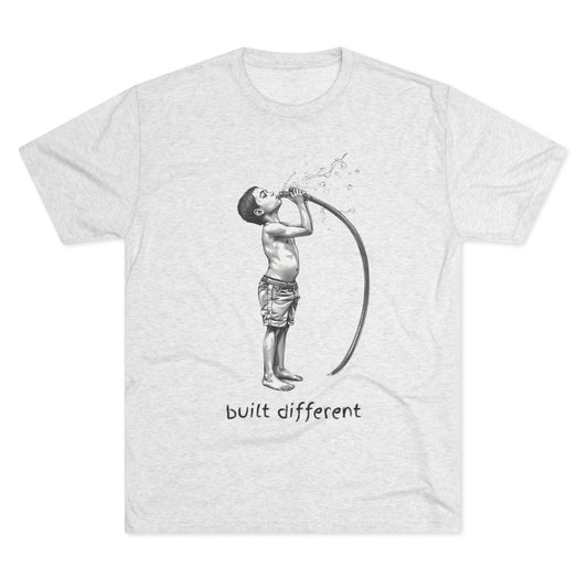 Children of the 80's and 90's: Built Different Unisex Tri-Blend Tee