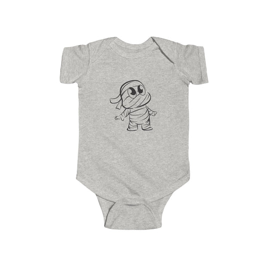 Cute Cartoon Mummy Infant Bodysuit - Baby Shower Gift, Halloween Outfit, Cute Baby Clothes, Infant Costume, Funny Baby Onesie