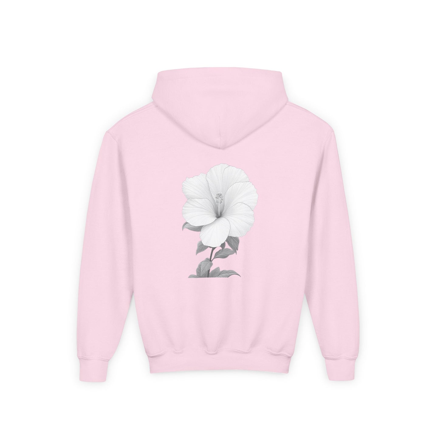 Bloom Youth Hoodie Sweatshirt White Text - Be Yourself and Bloom!