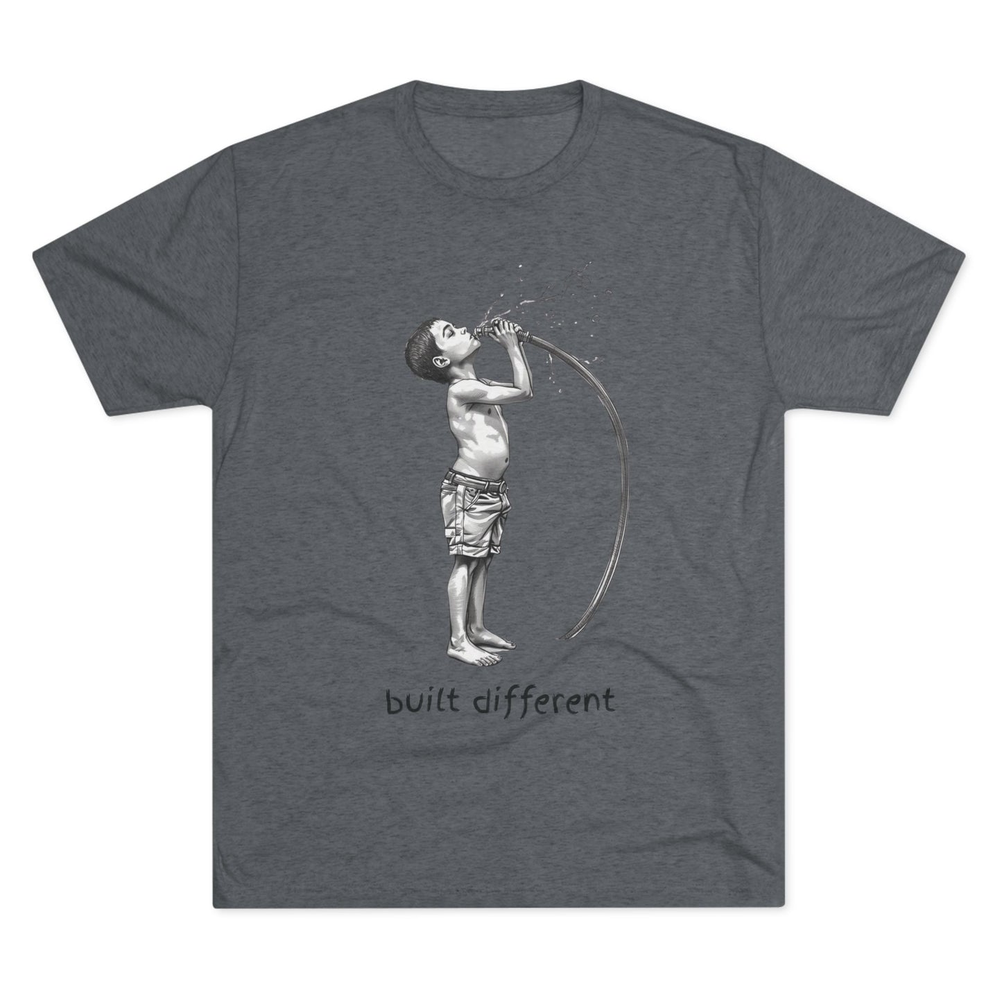 Children of the 80's and 90's: Built Different Unisex Tri-Blend Tee