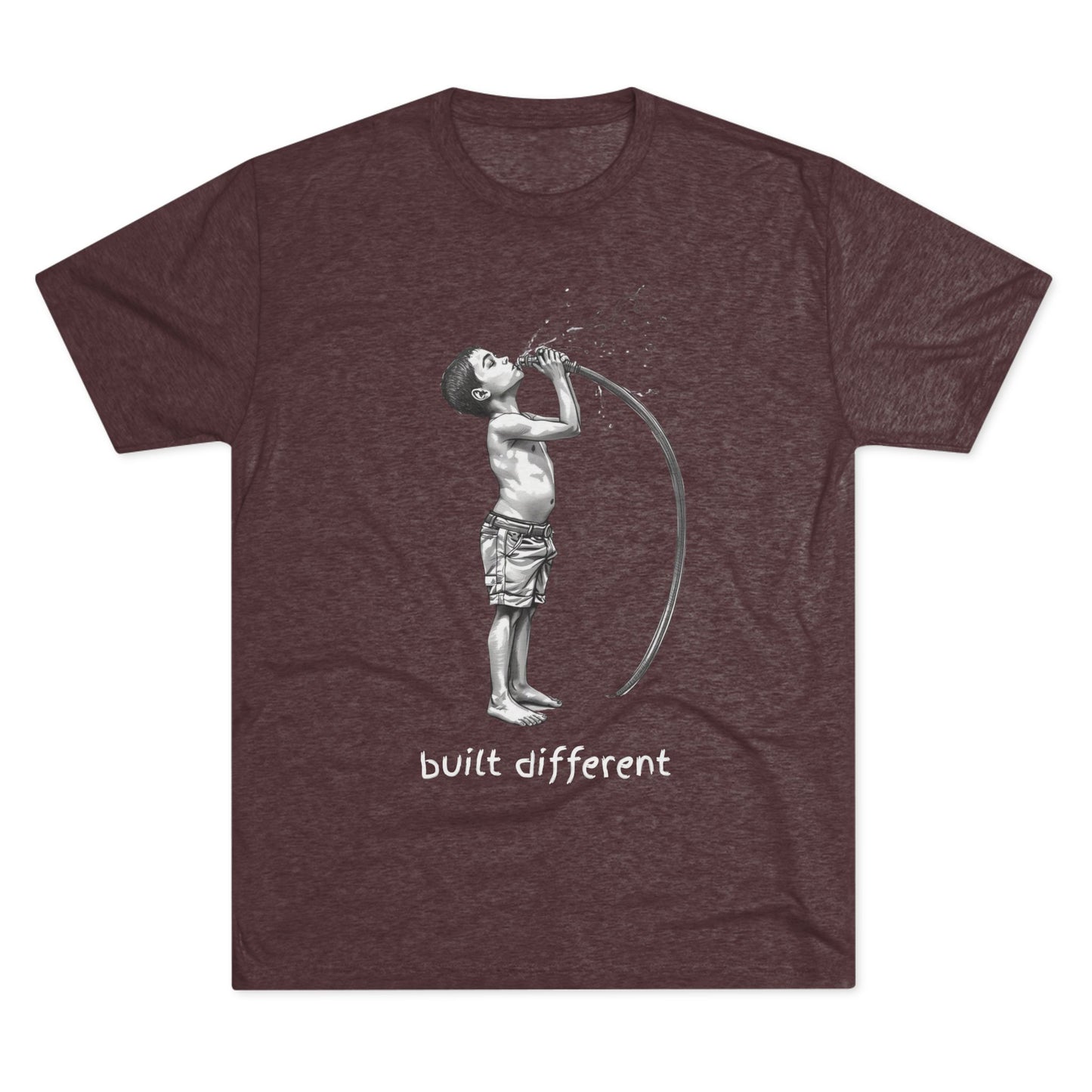 Children of the 80's and 90's: Built Different Unisex Tri-Blend Tee