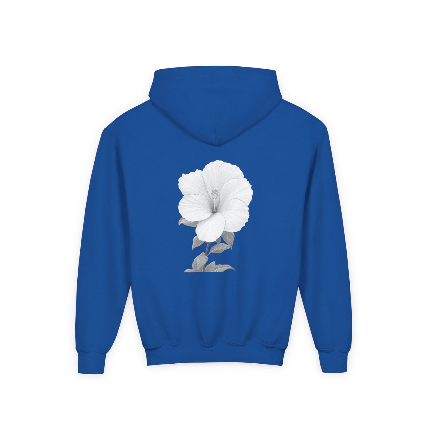 Bloom Youth Hoodie Sweatshirt White Text - Be Yourself and Bloom!
