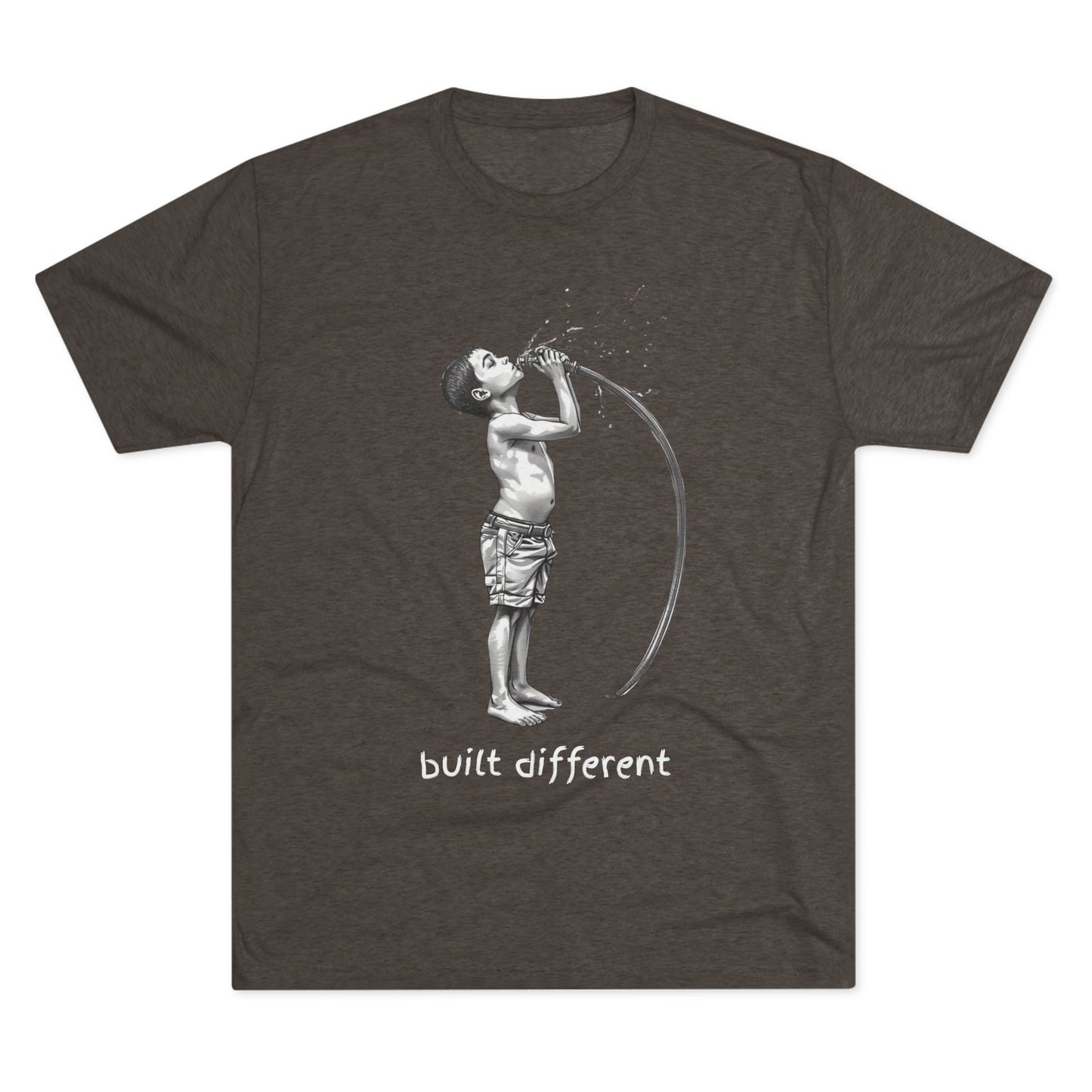 Children of the 80's and 90's: Built Different Unisex Tri-Blend Tee