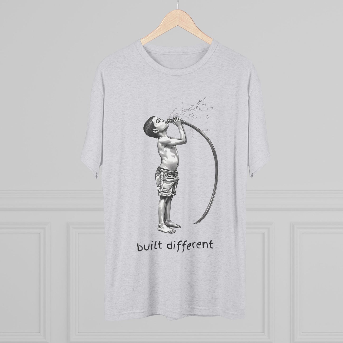Children of the 80's and 90's: Built Different Unisex Tri-Blend Tee