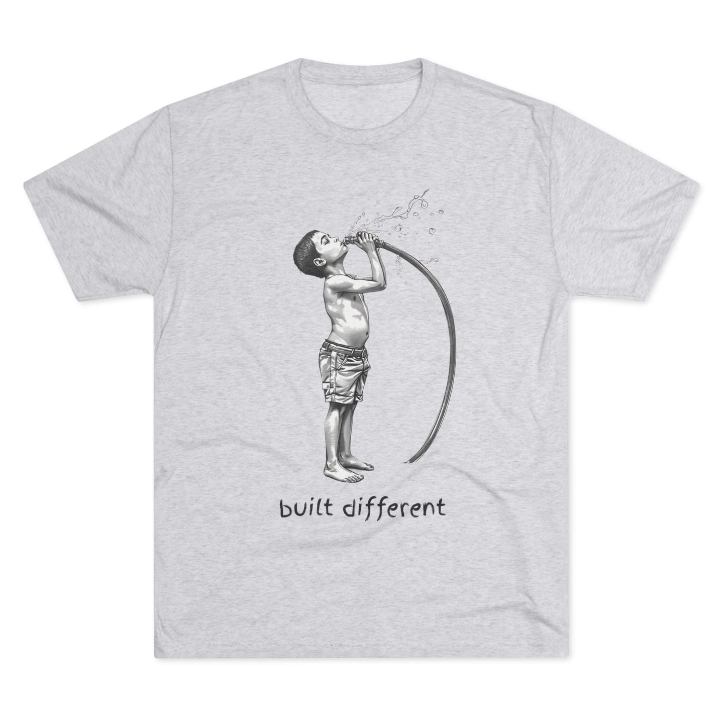 Children of the 80's and 90's: Built Different Unisex Tri-Blend Tee