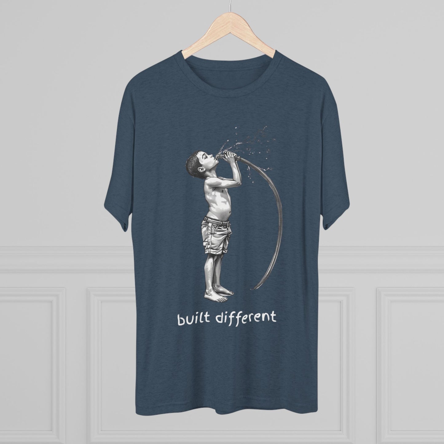 Children of the 80's and 90's: Built Different Unisex Tri-Blend Tee