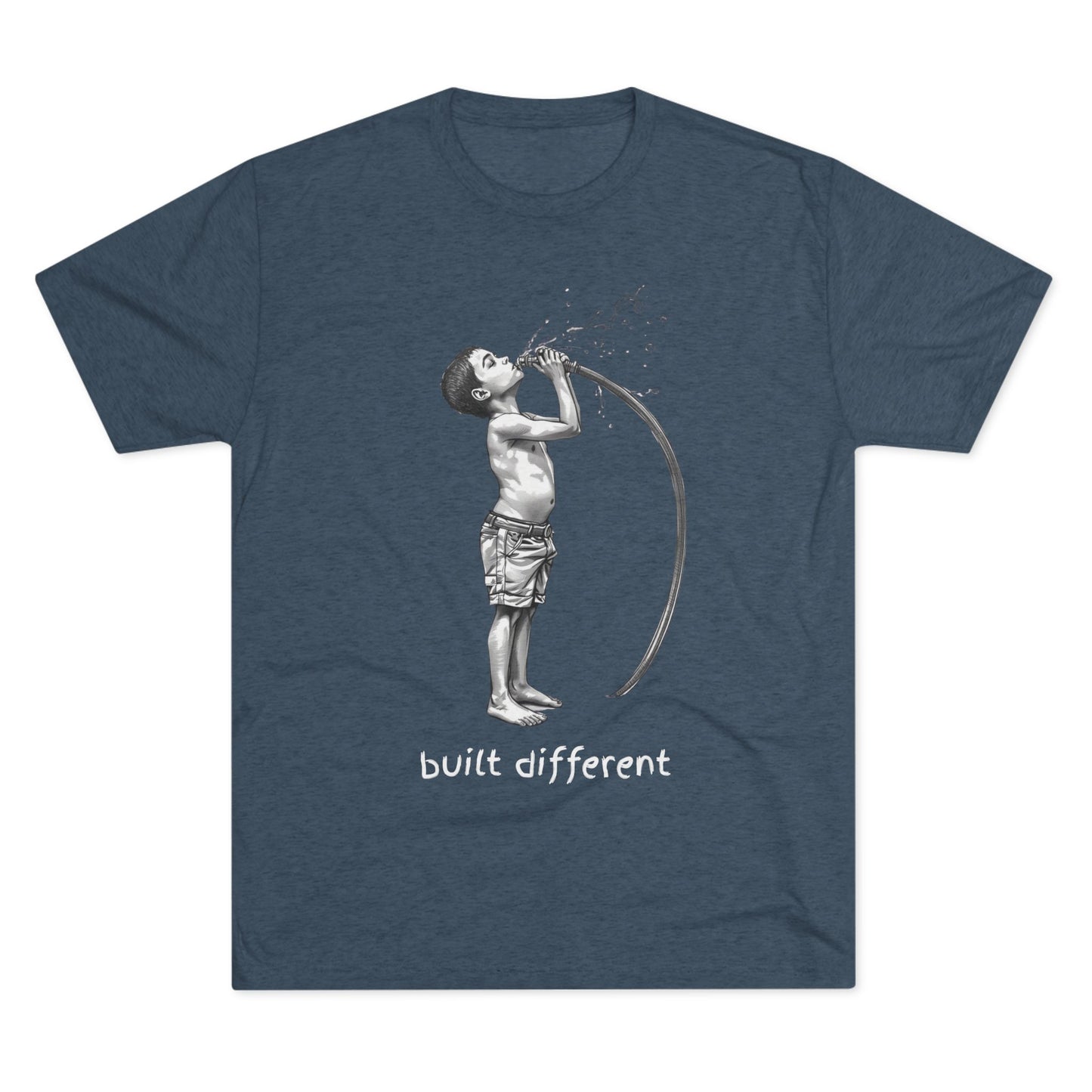 Children of the 80's and 90's: Built Different Unisex Tri-Blend Tee