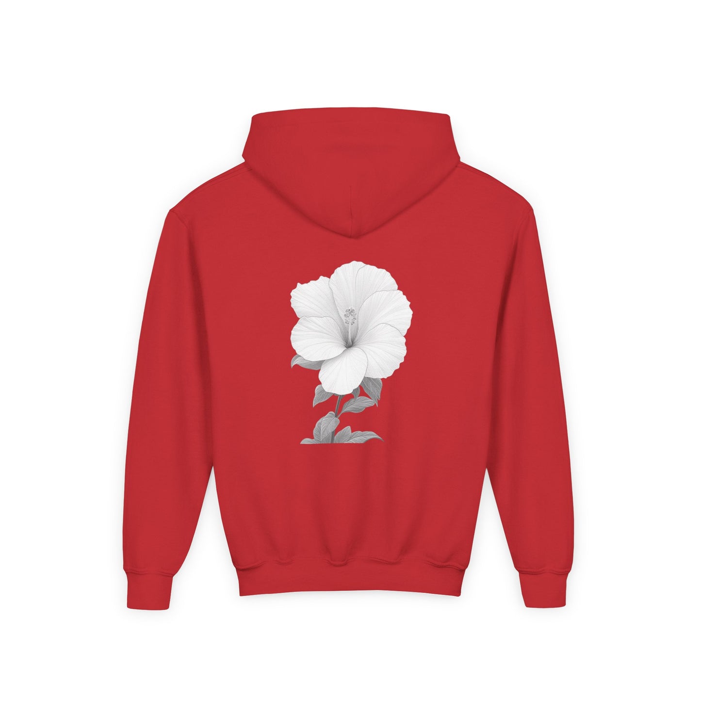 Bloom Youth Hoodie Sweatshirt White Text - Be Yourself and Bloom!