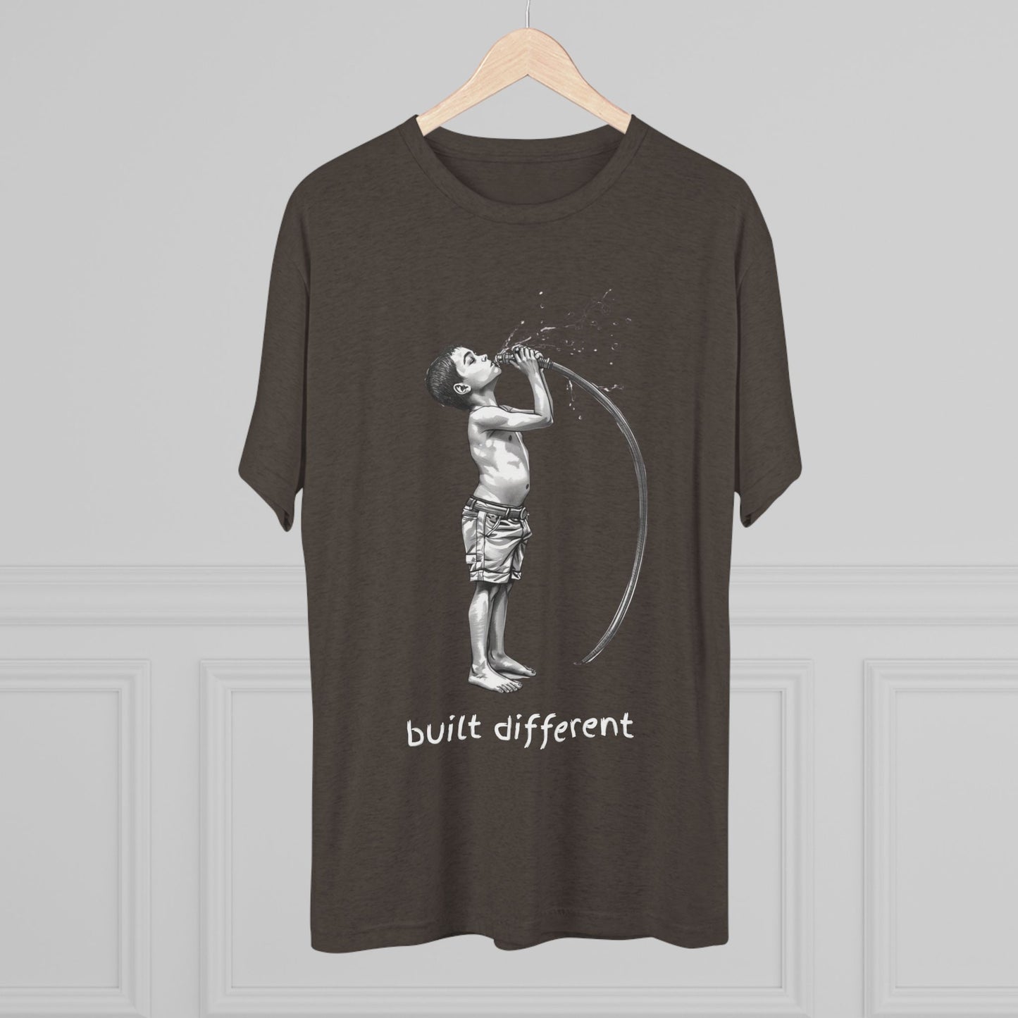 Children of the 80's and 90's: Built Different Unisex Tri-Blend Tee