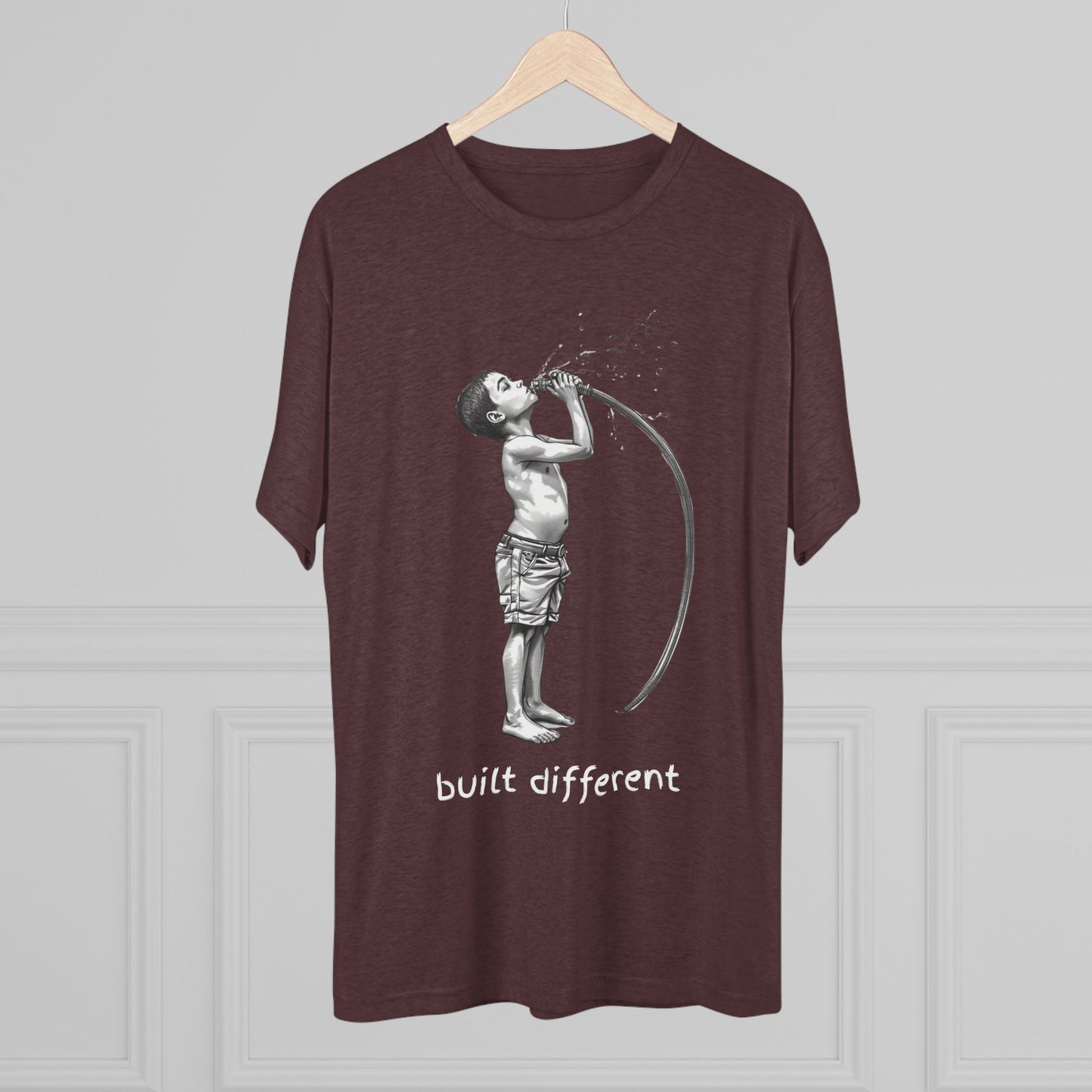 Children of the 80's and 90's: Built Different Unisex Tri-Blend Tee