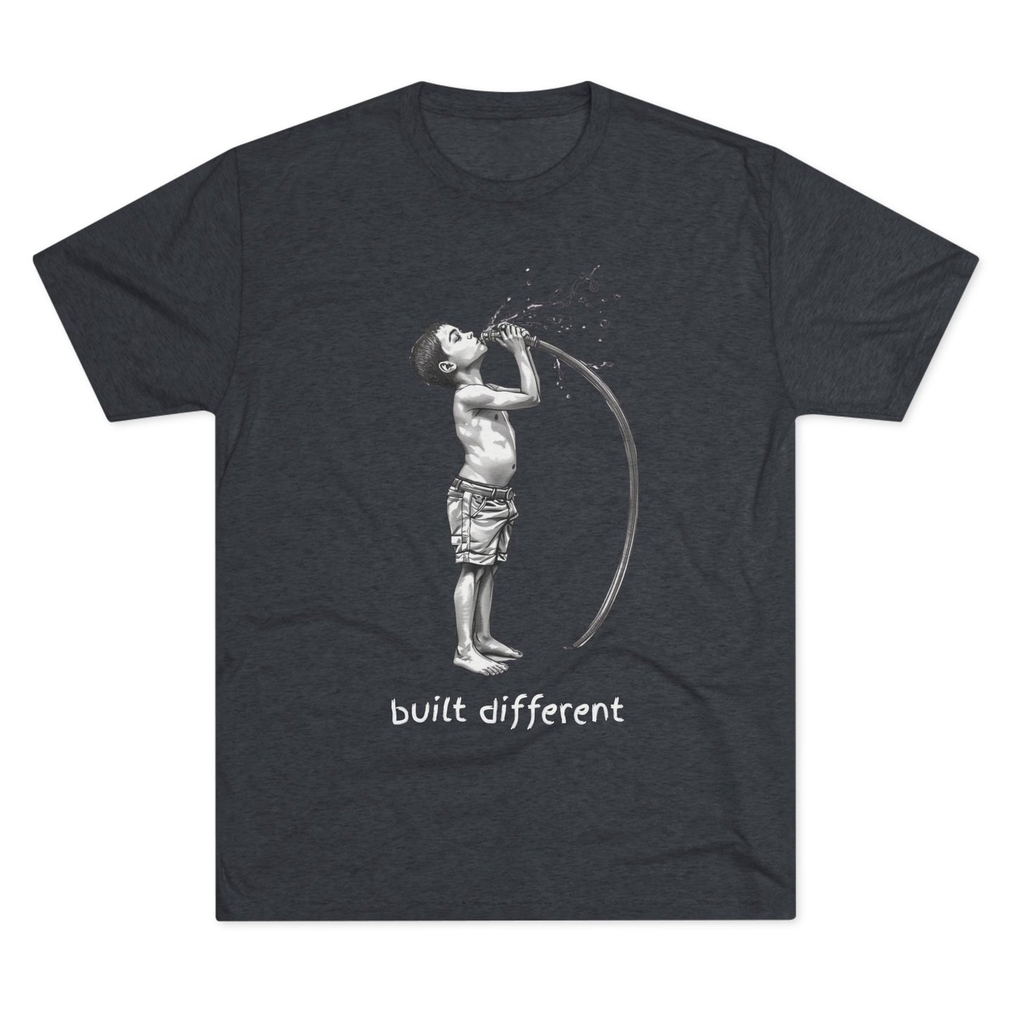 Children of the 80's and 90's: Built Different Unisex Tri-Blend Tee