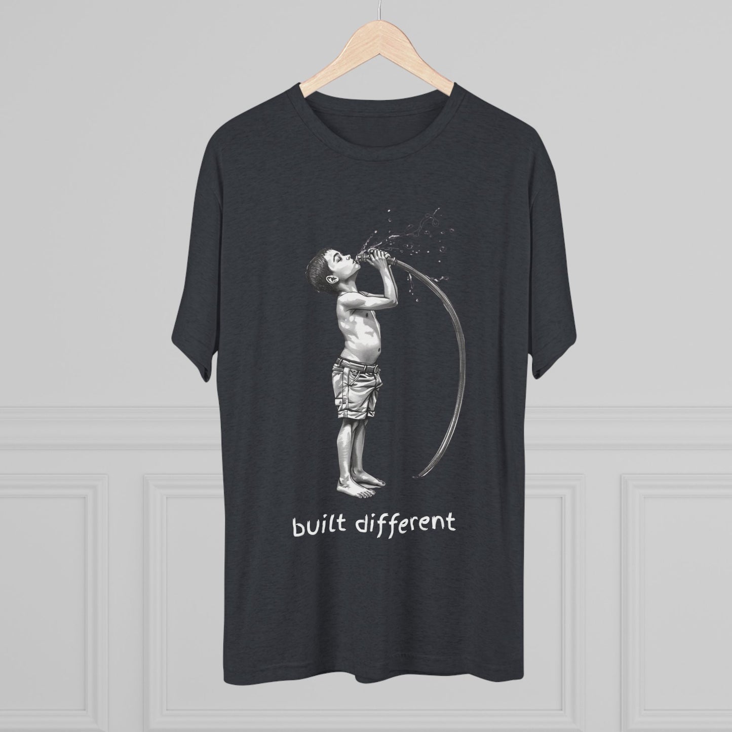 Children of the 80's and 90's: Built Different Unisex Tri-Blend Tee