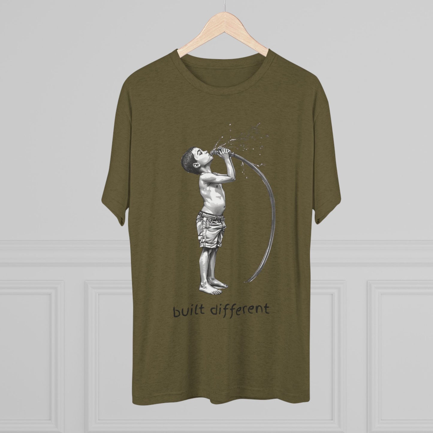 Children of the 80's and 90's: Built Different Unisex Tri-Blend Tee