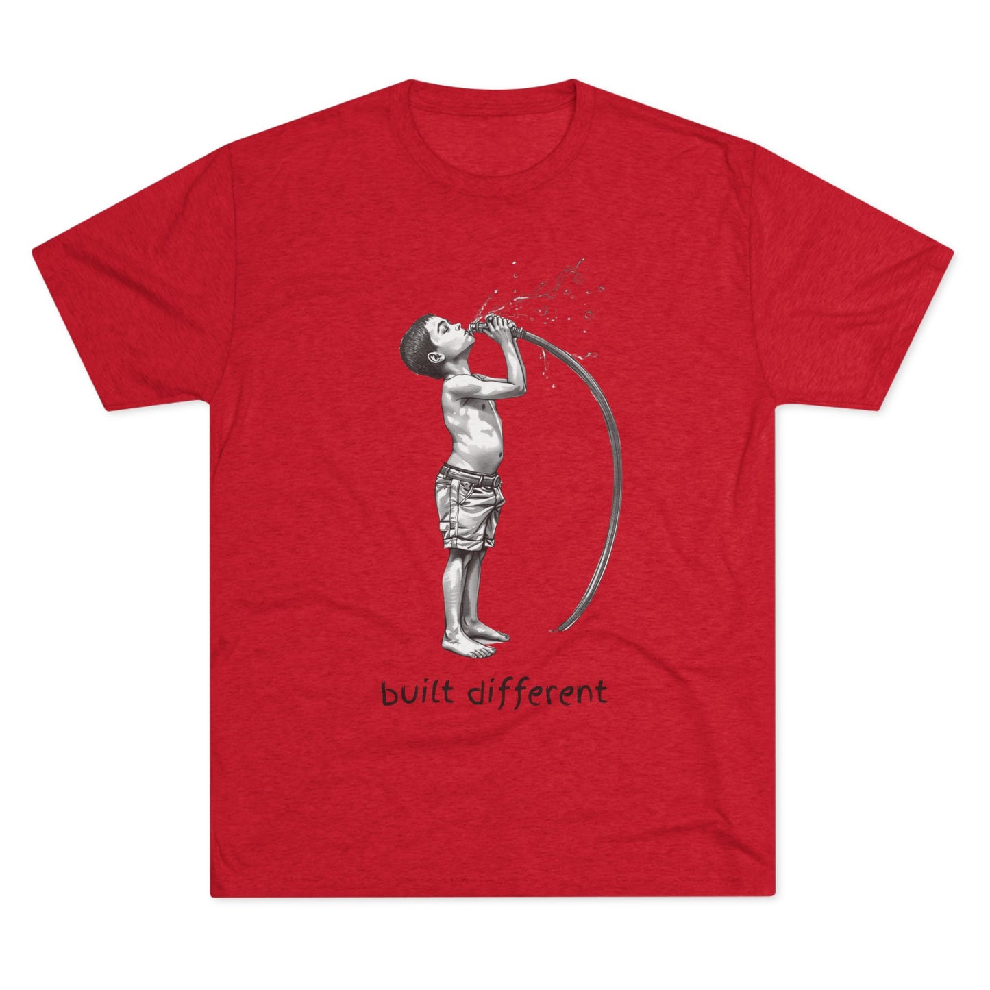 Children of the 80's and 90's: Built Different Unisex Tri-Blend Tee