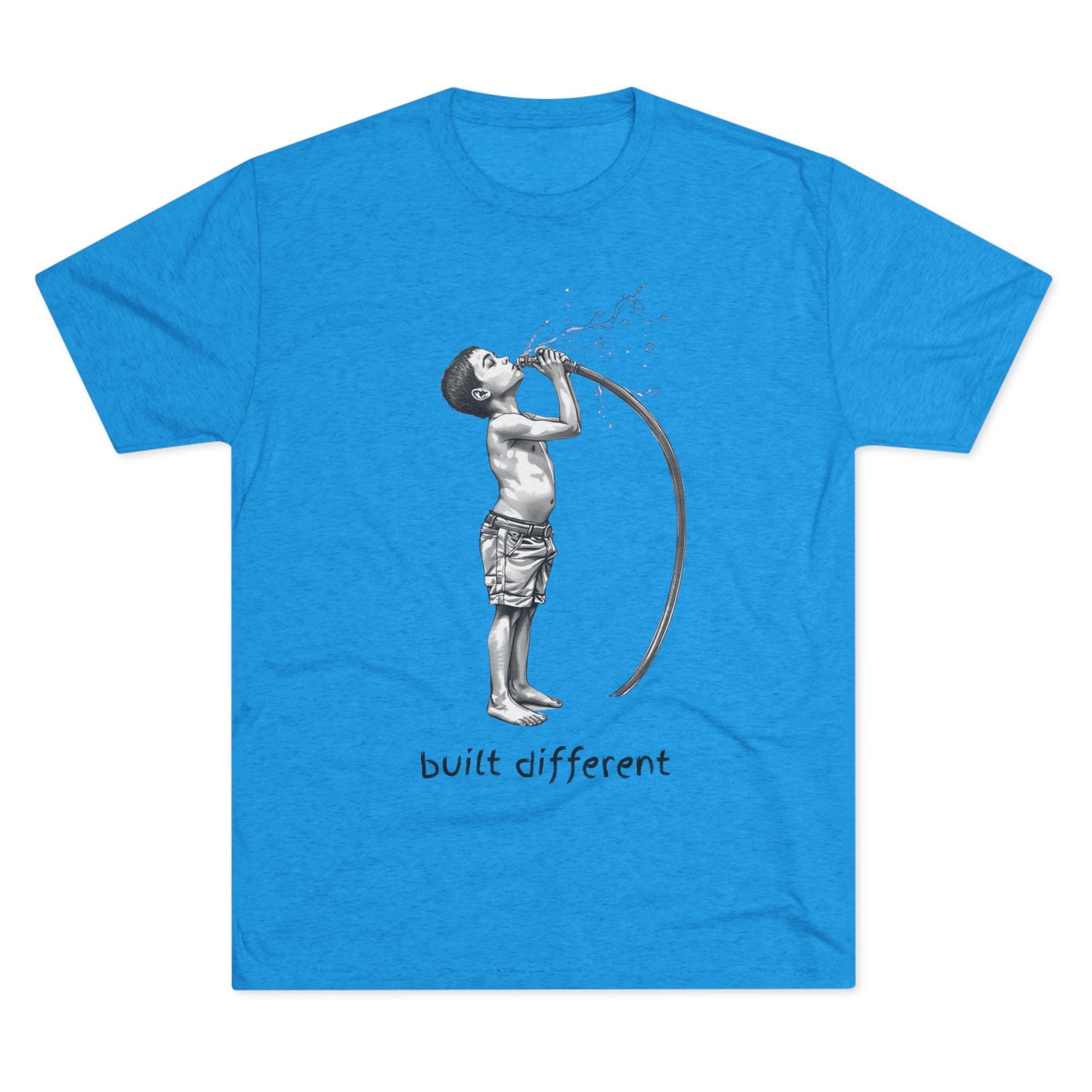 Children of the 80's and 90's: Built Different Unisex Tri-Blend Tee
