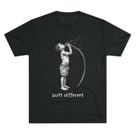 Children of the 80's and 90's: Built Different Unisex Tri-Blend Tee