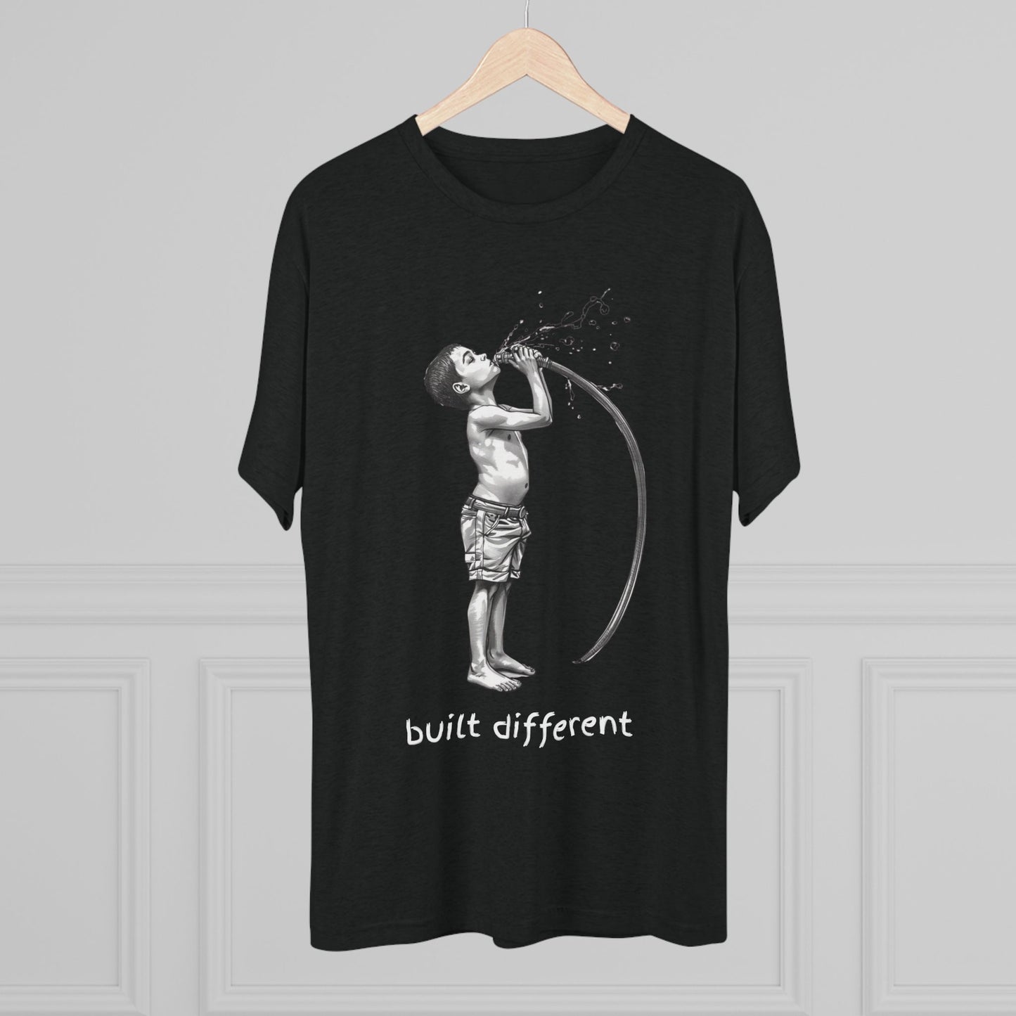 Children of the 80's and 90's: Built Different Unisex Tri-Blend Tee