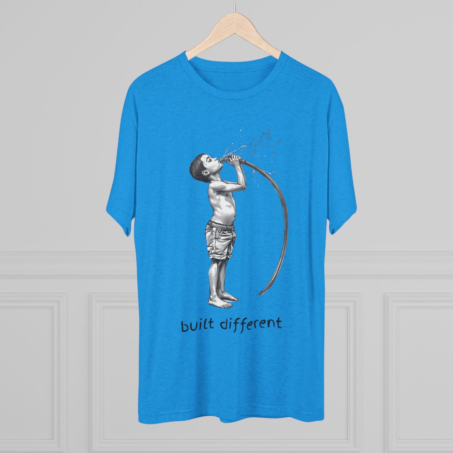 Children of the 80's and 90's: Built Different Unisex Tri-Blend Tee