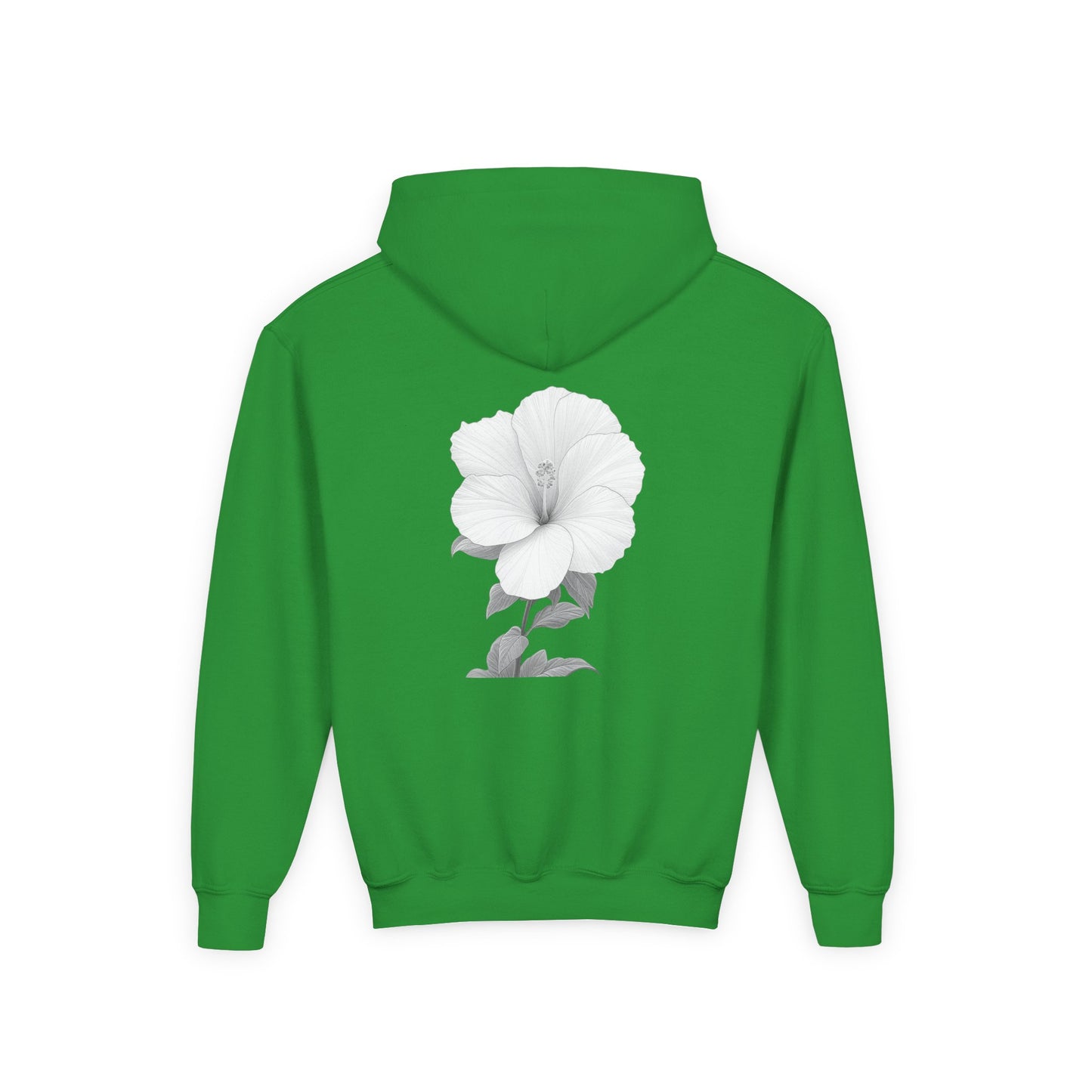 Bloom Youth Hoodie Sweatshirt Black Text - Be Yourself and Bloom!
