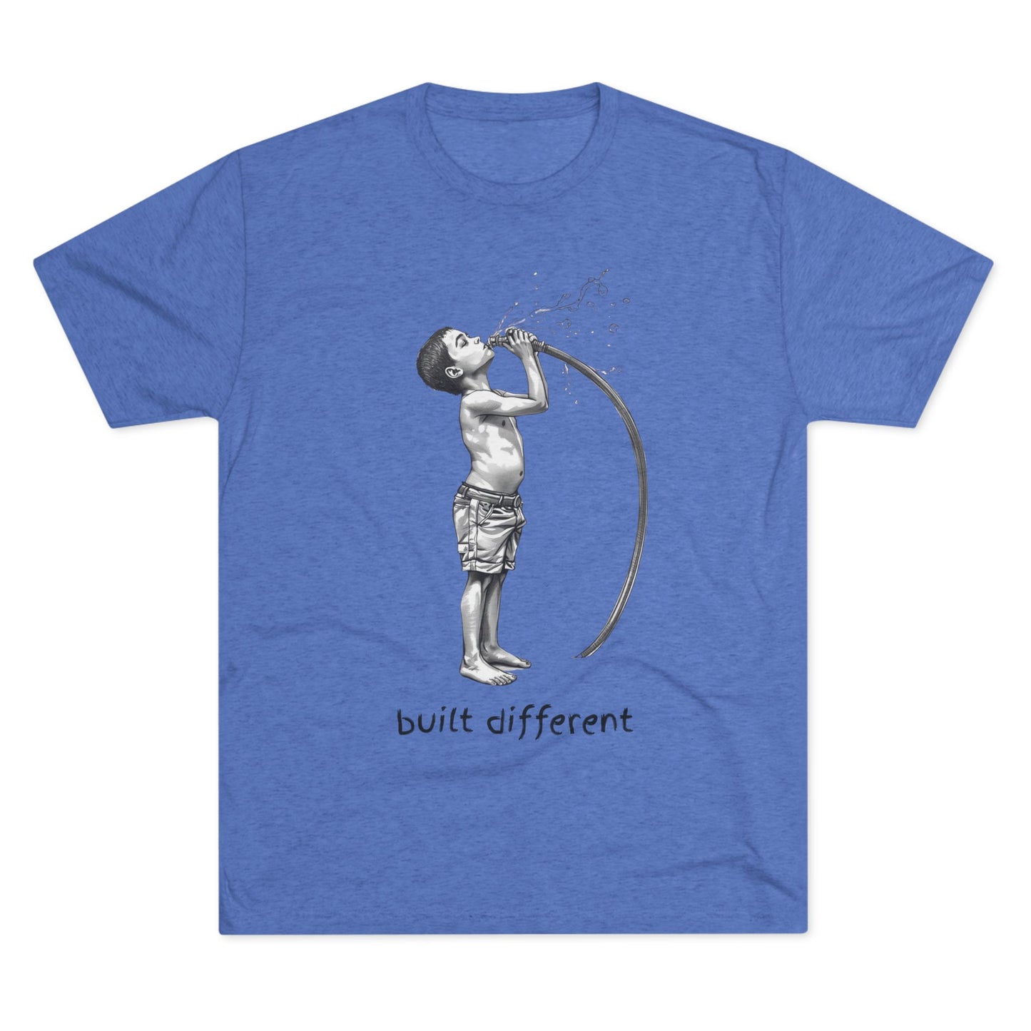 Children of the 80's and 90's: Built Different Unisex Tri-Blend Tee