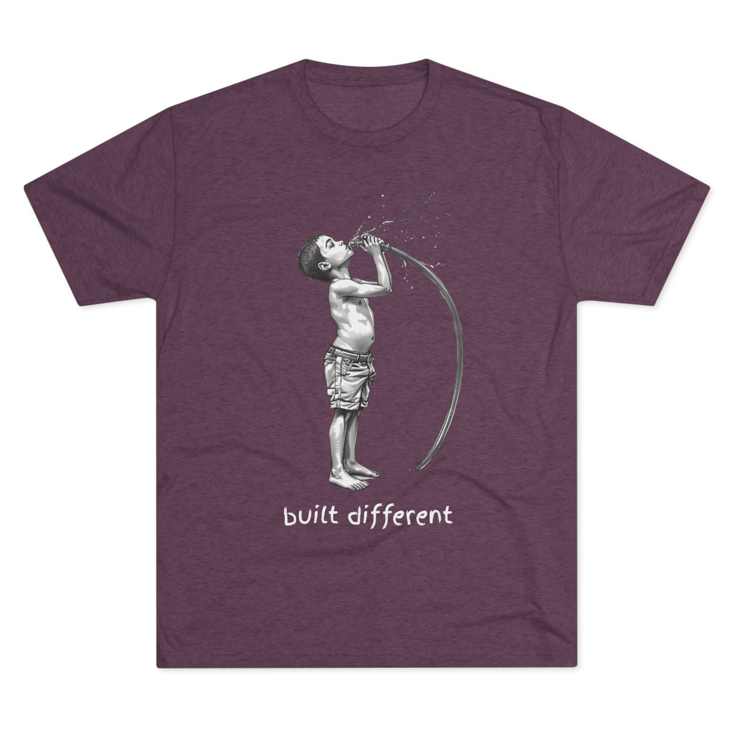 Children of the 80's and 90's: Built Different Unisex Tri-Blend Tee