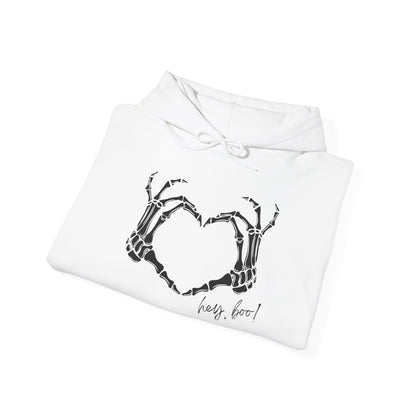 Hey, Boo! Skelly Heart Hands Hoodie